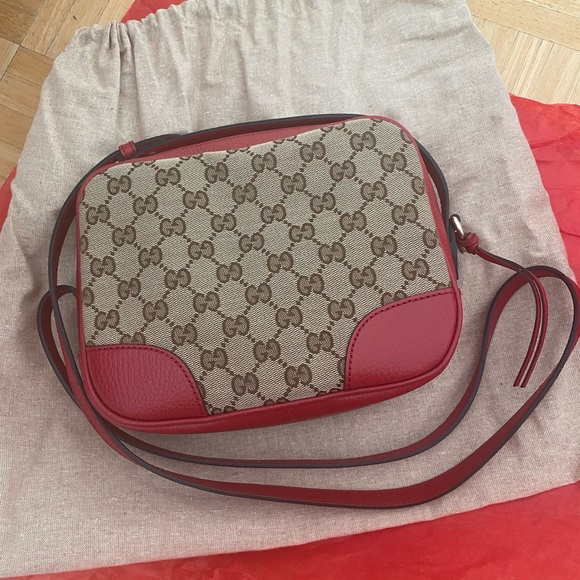 GUCCI GG CANVAS BREE CROSSBODY/SHOULDER BAG - Picture 6 of 9